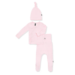 Pointelle Take Me Home Set with Cap in Sakura