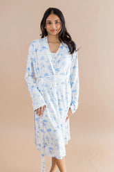 Women's Lounge Robe in Toile Safari