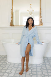 Women's Lounge Robe in Breeze