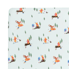 Crib Sheet in Winnie the Pooh Hundred Acre Wood