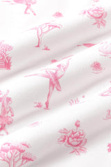 Swaddle Blanket in Toile Ballet