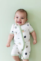 Zipper Shortall Romper in Grogu™