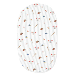 Oval Bassinet Sheet in Home Run