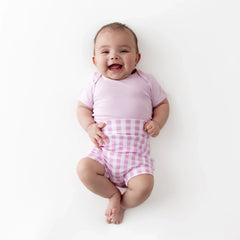 Bummies in Gingham Thistle