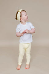 Ribbed Leggings in Chamomile