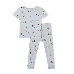 Short Sleeve with Pants Pajamas in Mallard Duck