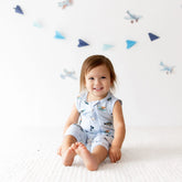 Zippered Sleeveless Romper in Take Off