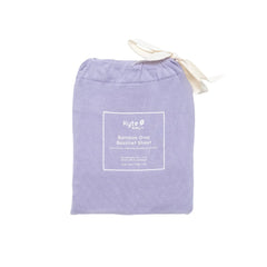 Oval Bassinet Sheet in Taro