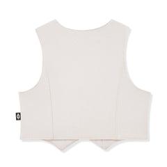 Tuxedo Vest in Oat