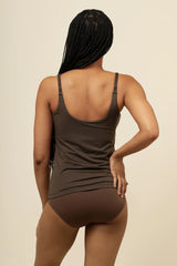 Women's Nursing Tank in Toffee