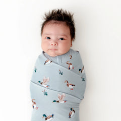 Swaddle Blanket in Mallard Duck