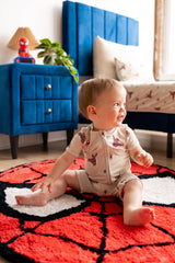 Zipper Shortall Romper in Spider-Man
