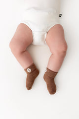 Baby 3-Pack Socks in Cafe