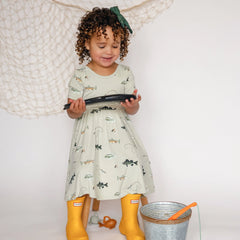 Twirl Dress in Fishing