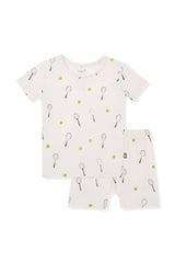 Short Sleeve Pajamas in Tennis