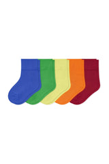 Quarter Socks Combo 5-Pack in Brights