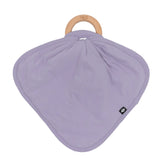 Lovey in Taro with Removable Wooden Teething Ring