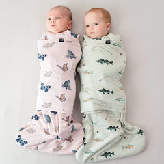 Sleep Bag Swaddler in Blush Butterfly 1.0