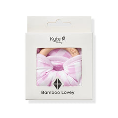 Lovey in Gingham Thistle with Removable Wooden Teething Ring