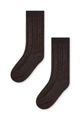 Knee High Socks in Espresso