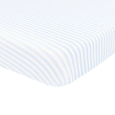 Crib Sheet in Small Mist Stripe