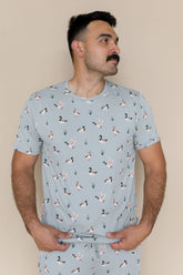 Men's Crew Neck Tee in Mallard Duck