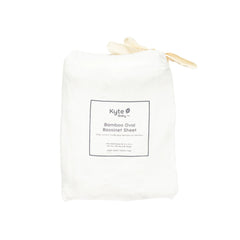 Oval Bassinet Sheet in Cloud