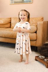 Twirl Dress in Dachshund