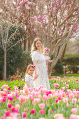 Women’s Smocked Dress in Tulip