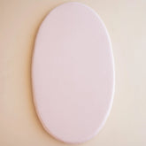 Oval Bassinet Sheet in Blush