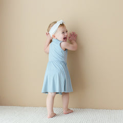 Polo Bodysuit Dress in Fog