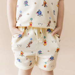 Short Sleeve Jogger Set in Winnie the Pooh Celebration
