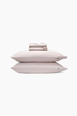Bamboo Sateen Sheet Set in Rose Quartz