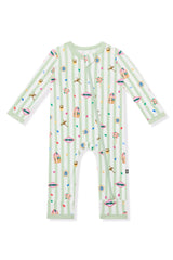 Zippered Romper in Honeydukes
