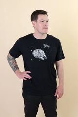 Men's Crew Neck Tee in Millennium Falcon™