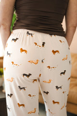 Women's Lounge Pants in Dachshund