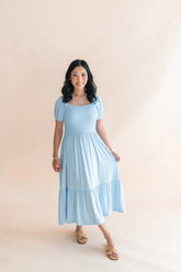 Women’s Smocked Dress in Breeze