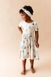 Twirl Dress in Fluffy Cat