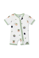 Zipper Shortall Romper in Grogu™