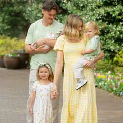 Puff Sleeve Twirl Dress in Tulip