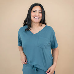 Women’s Relaxed Fit V-Neck in Atlantic