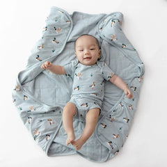 Baby Blanket in Mallard Duck 1.0
