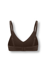 Women's V-Neck Bra in Toffee