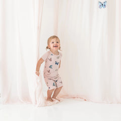 Shortall in Blush Butterfly
