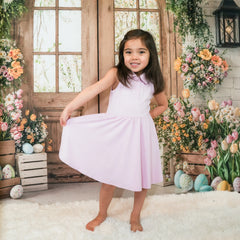 Polo Bodysuit Dress in Thistle