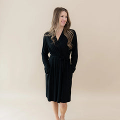 Women’s Lounge Robe in Midnight