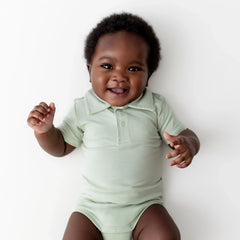 Polo Bodysuit in Basil