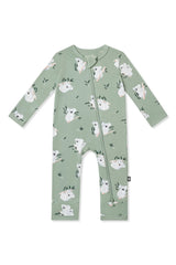 Zippered Romper in Koala