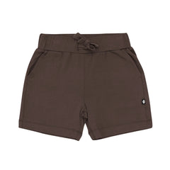 Drawstring Short in Espresso