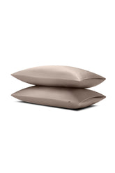 Bamboo Sateen Pillowcase Set in Truffle